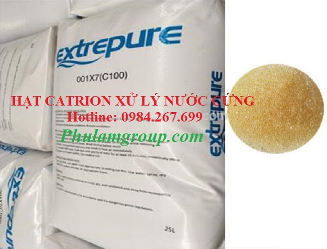 Combo Hạt catrion xử lý nước cứng gói 3 lít