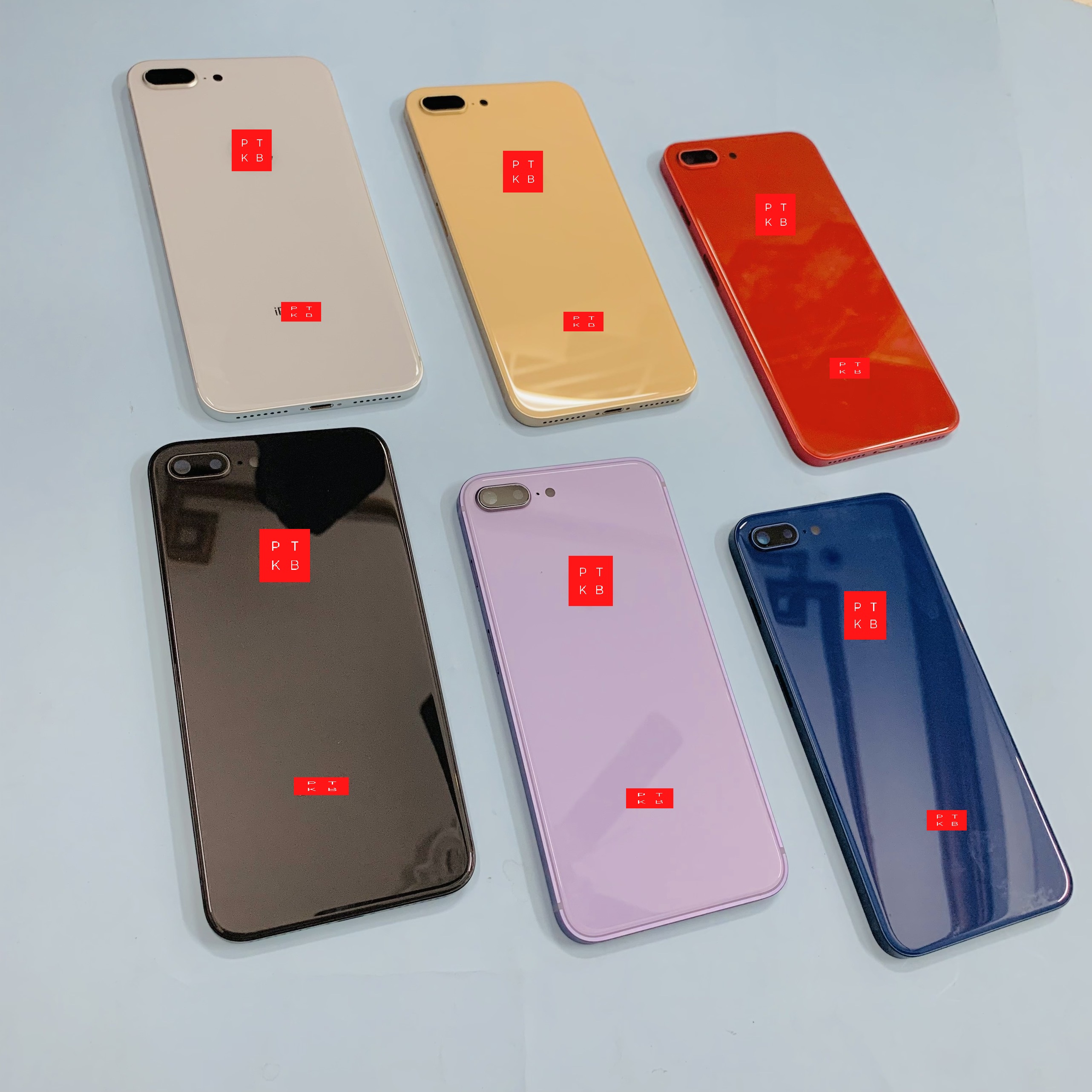 Vỏ độ cạnh viền vuông dành cho điện thoại 8plus