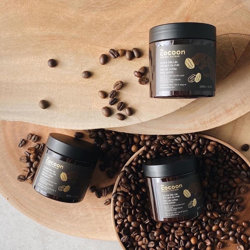 TẨY DA CHẾT CÀ PHÊ ĐẮK LẮK COCOON