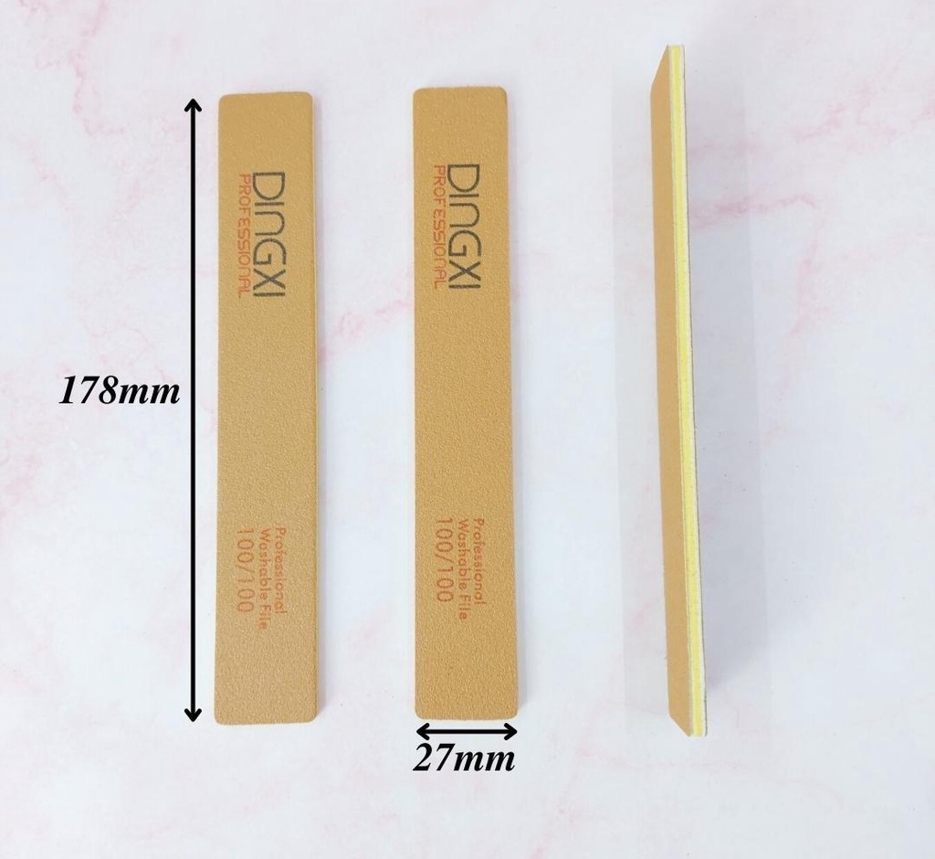 Dũa dingxi da bò dũa mong bột, móng gel nail ( loại dày )