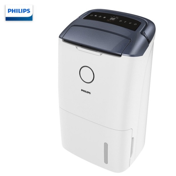 Máy hút ẩm kiêm máy lọc không khí trong nhà cao cấp Philips DE5206/00 công suất 355W, hiển thị chất lượng không khí 4 màu - Bảo hành 12 tháng