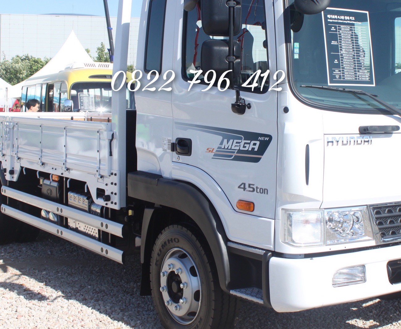 Tem xe tải Mega Hyundai SL, kèm hình thật