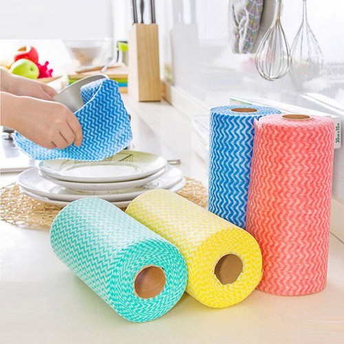 Cuộn khăn lau đa năng 50 miếng