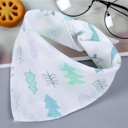 Combo 5 Yếm Xô Cotton Cúc Bấm Họa Tiết Đáng Yêu Cho Bé Gái