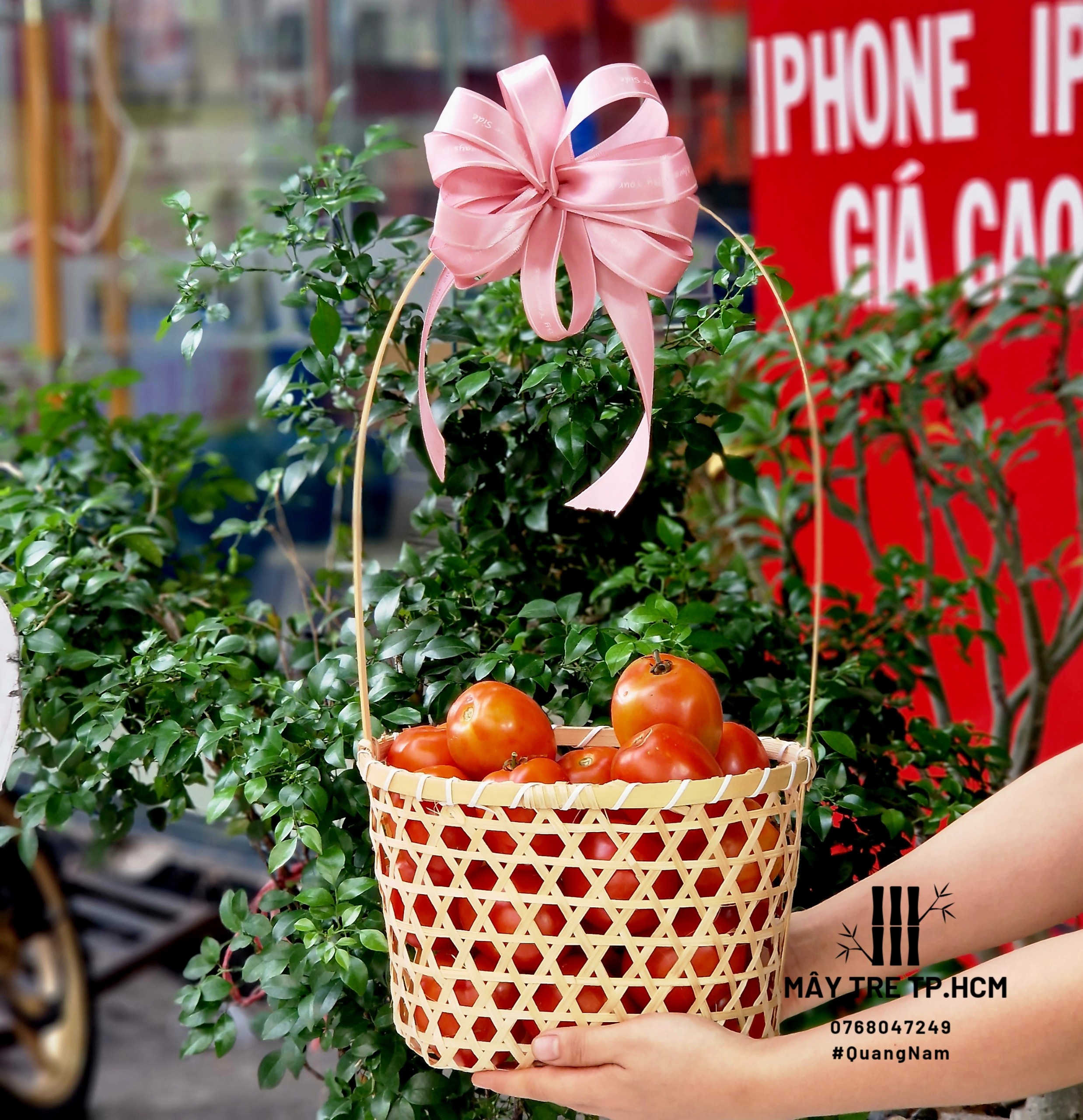 Giỏ mây tre giỏ quà giỏ đựng trái cây