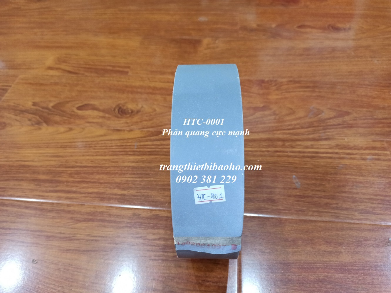 Cuộn dây phản quang vải poly màu xám bản 5cm*100m (ORP-0001)