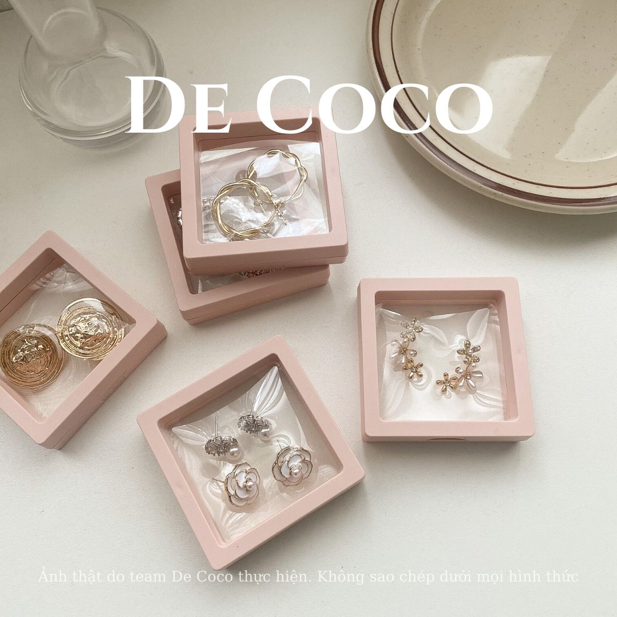 Hộp đựng trang sức chống oxy hoá De Coco