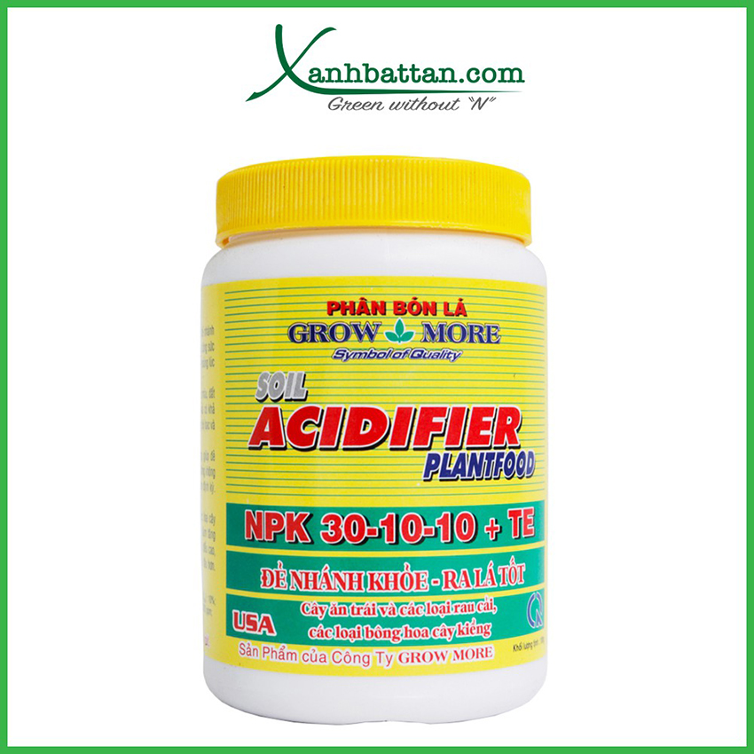 Phân Bón NPK 30-10-10 Growmore Acidifier 100 Gram