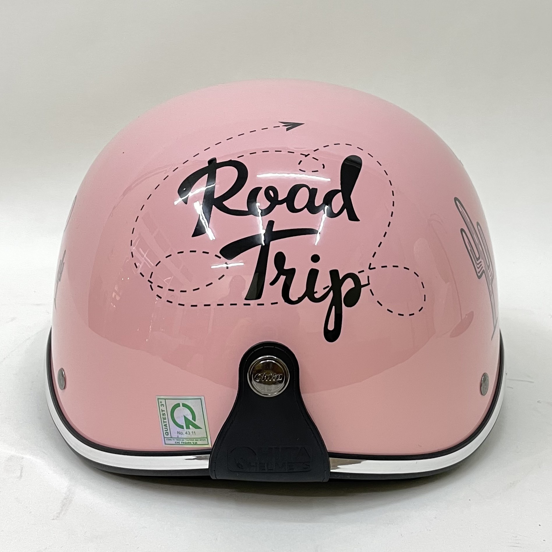 Mũ bảo hiểm CHITA 1/2 - CT6B1 tem Raod trip