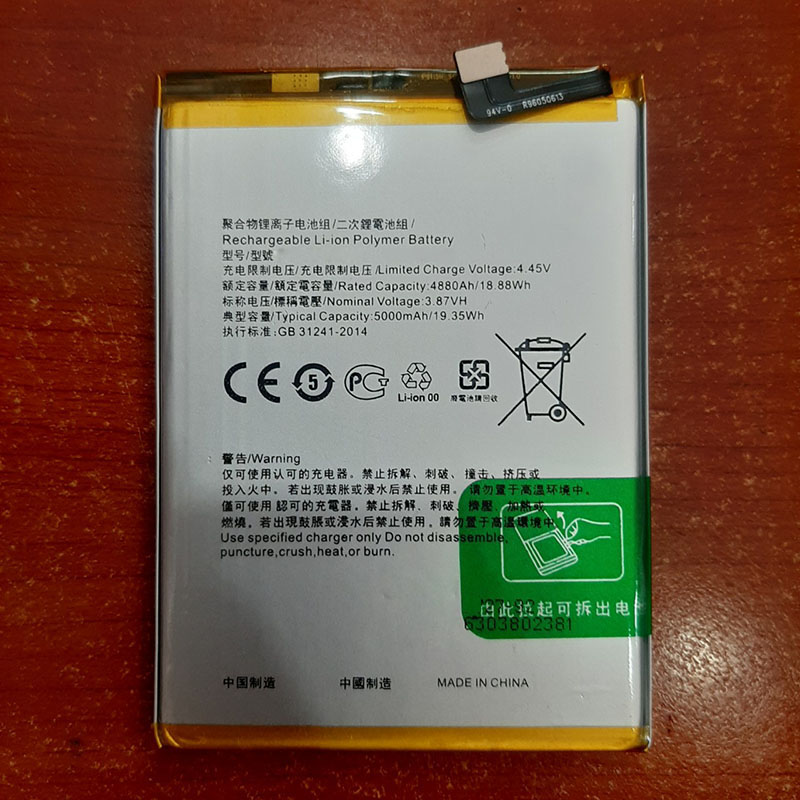 Pin dành cho điện thoại oppo a5 2020 / a9 2020 / blp727