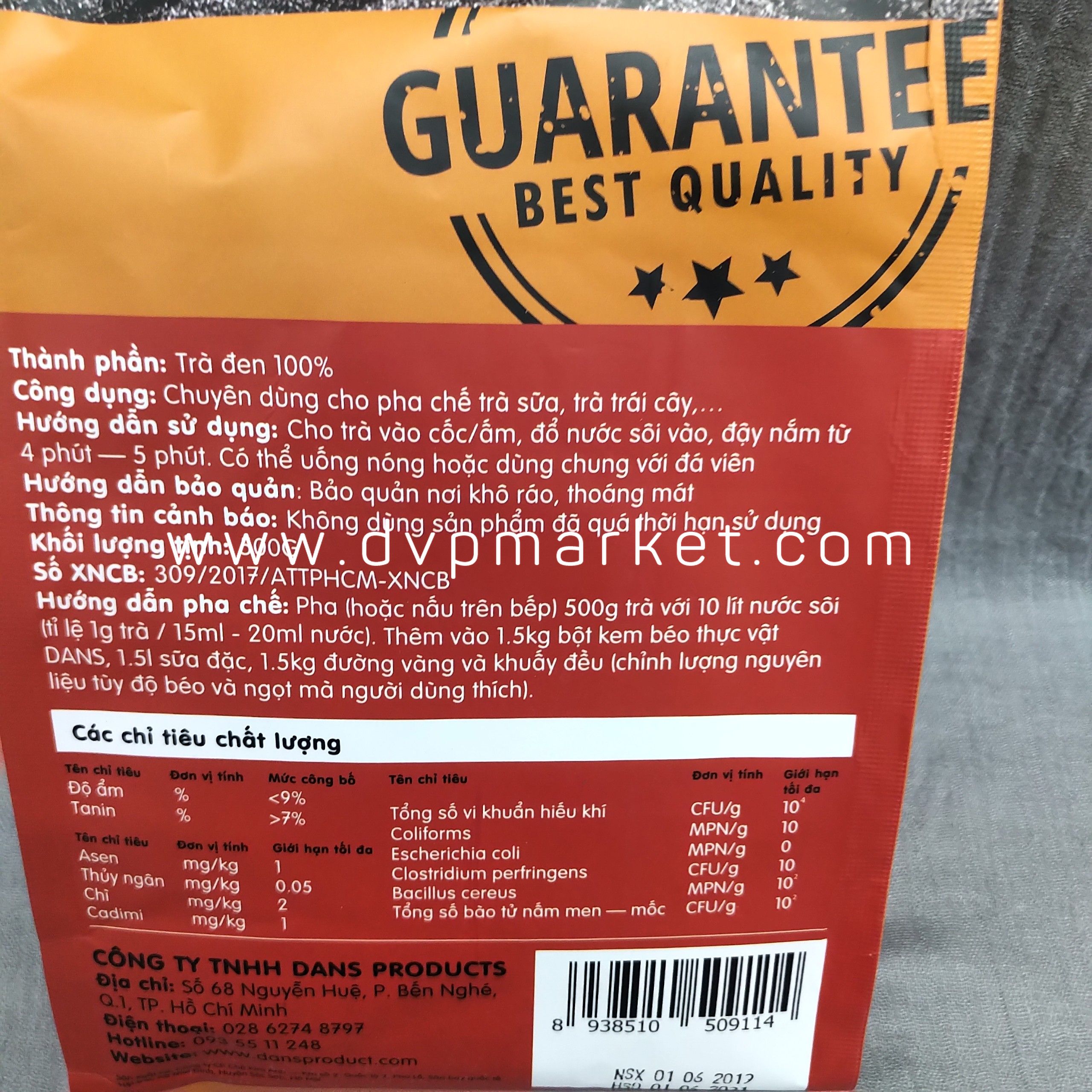 Trà đen số 9 Dans 500g
