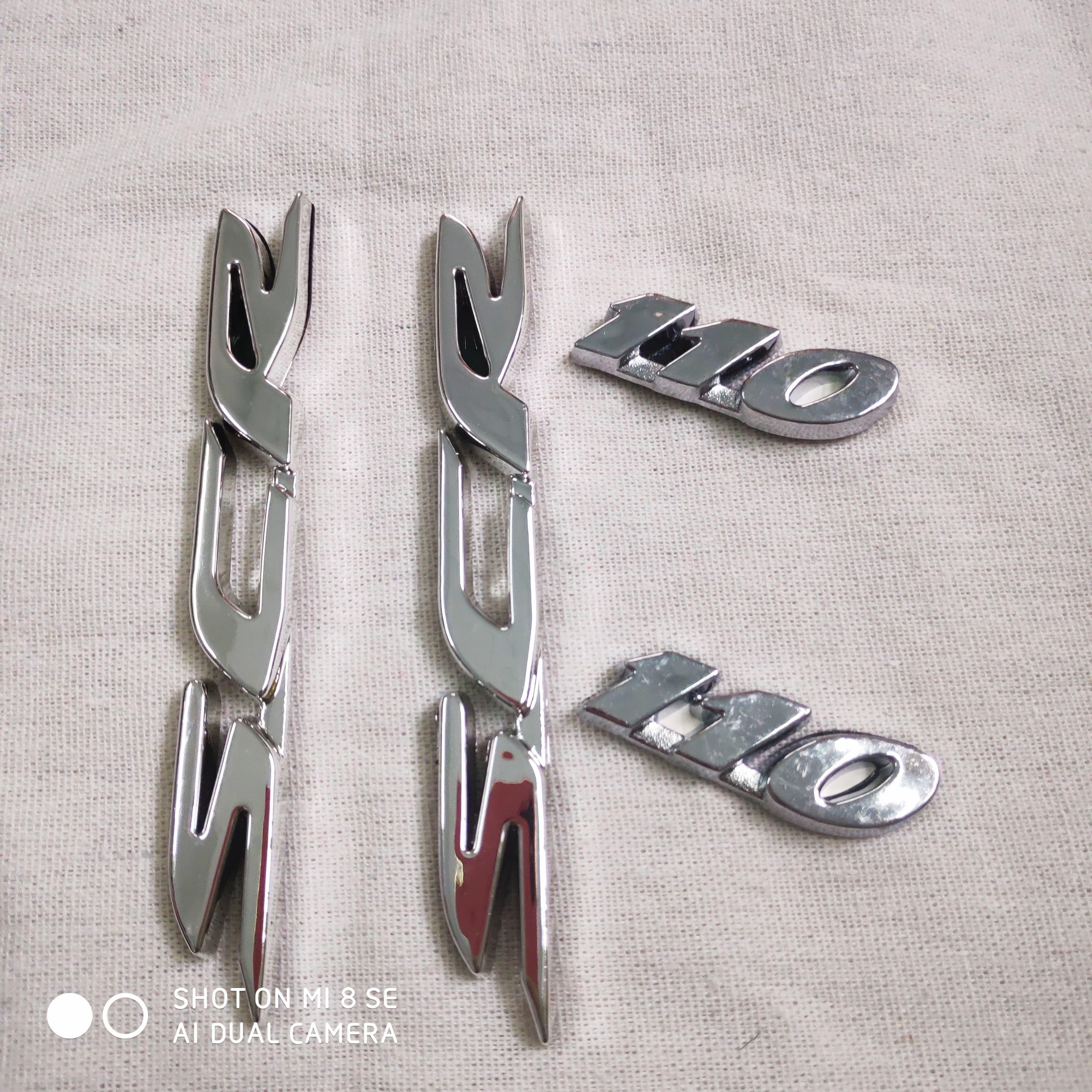 TEM CHỮ SCR 110 DÁN XE XI BÓNG SIÊU ĐẸP (MÀU BẠC)