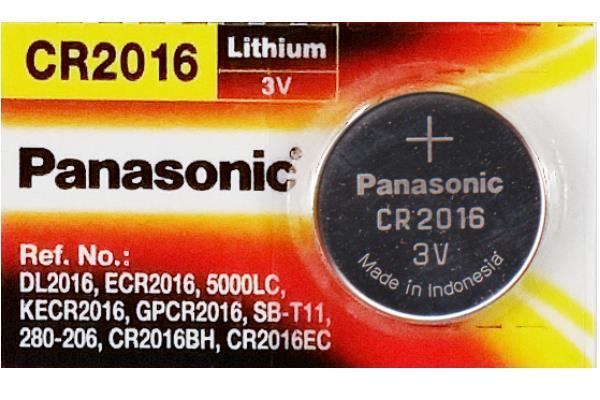 Pin Cmos Panasonic CR2016 Lithium 3V vỉ 5 viên