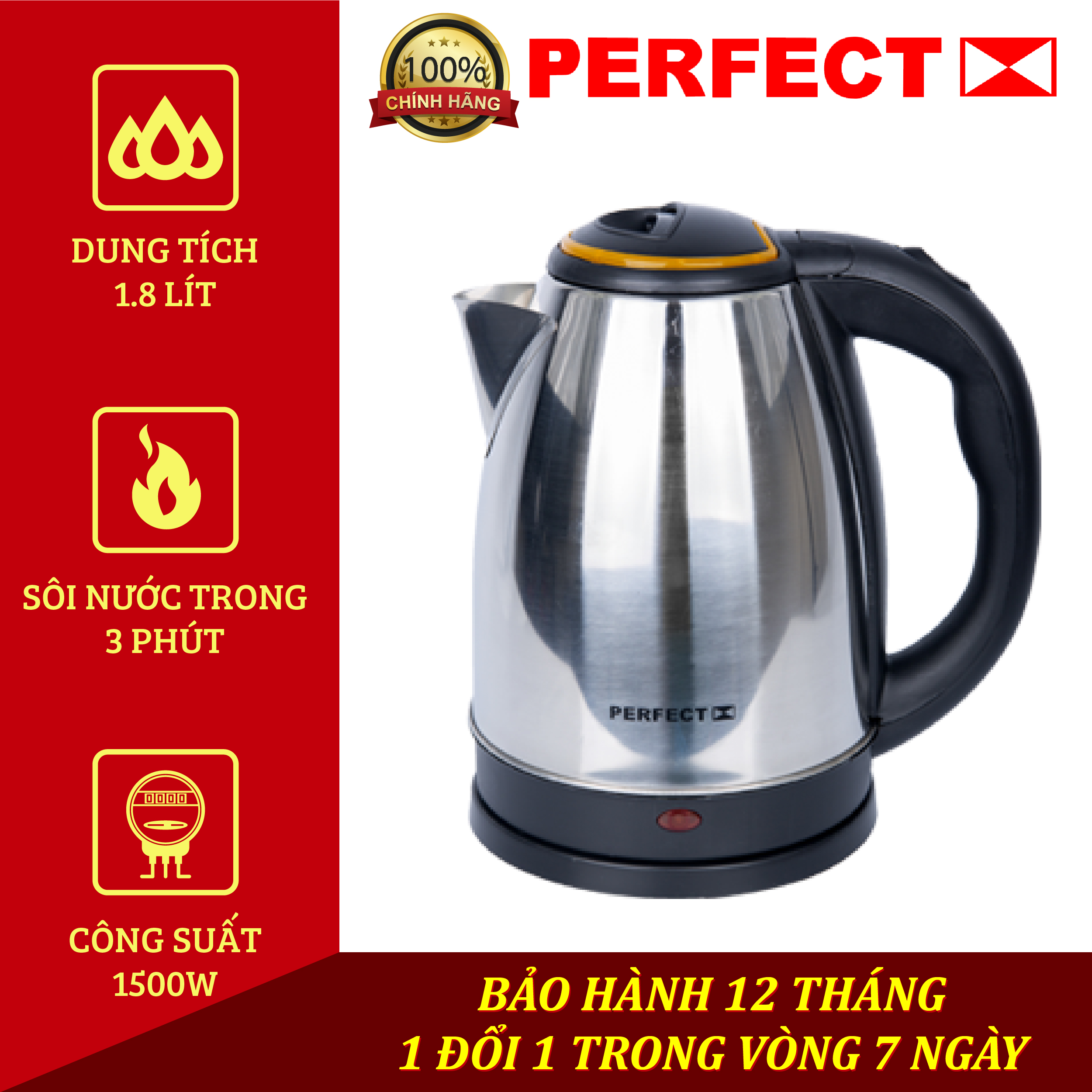 Perfect Pf-B2 1500W Electric Kettle