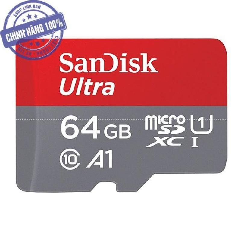 Thẻ nhớ micro SD sandisk Ultra A1 64GB 100Mb/s SDXC - New version