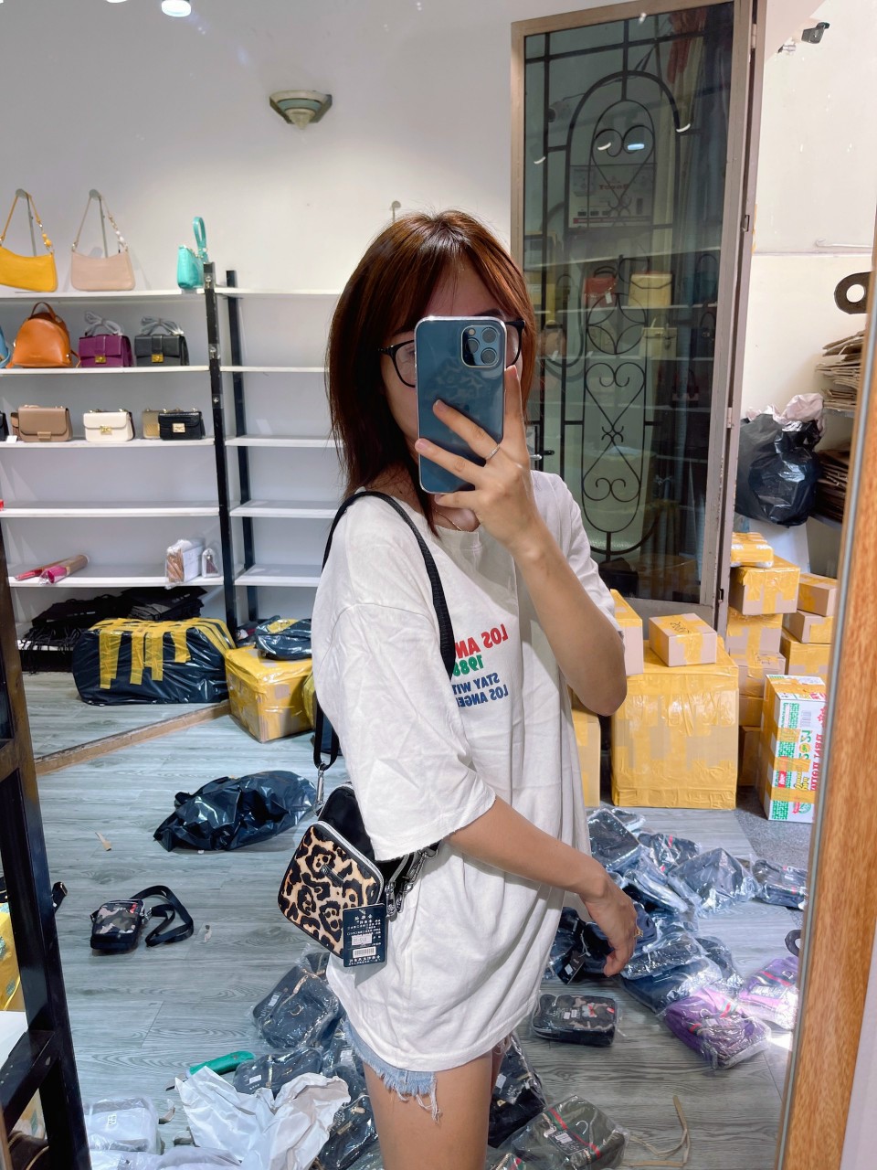 Túi đeo chéo nữ - Sale xã hàng (đủ màu)