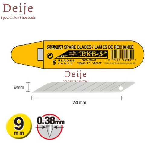Lưỡi dao 30 độ Nhật OLFA DKB-5 (1 túi /5 lưỡi)