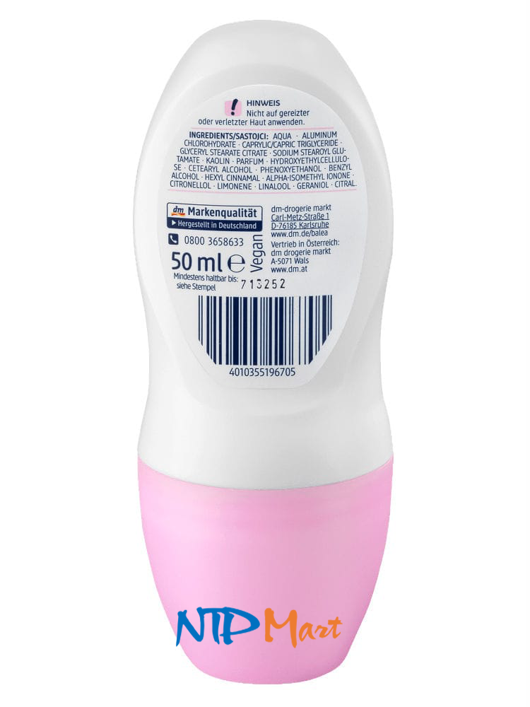 [HCM]Lăn khử mùi hiệu Balea nhập khẩu từ Đức dung tích 50ml