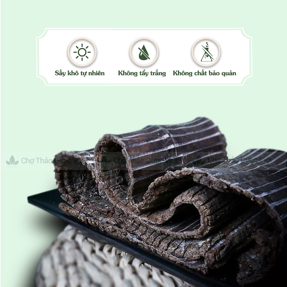 Đỗ trọng 100g, đỗ trọng bắc, hàng dập sợi to đẹp, không vụn, không lẫn tạp chất - Chợ Thảo Dược Việt