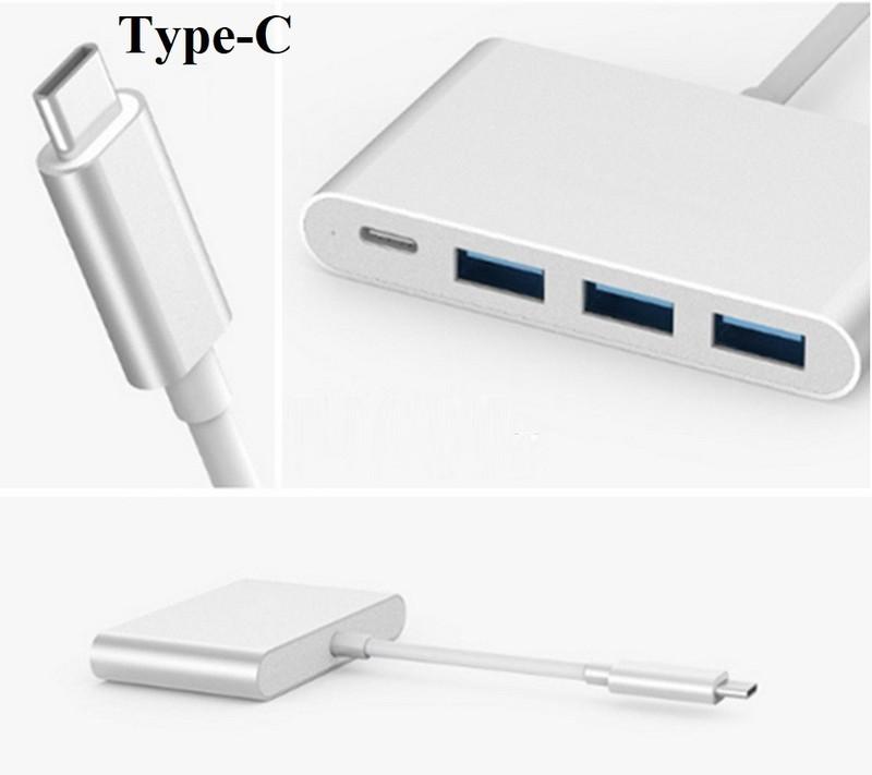Hub OTG USB Type C ra 3 cổng USB 3.0