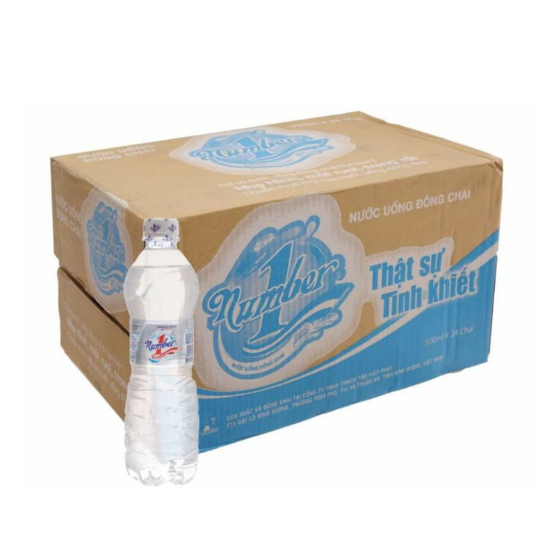 Nước Suối Number One 1 Lốc 6 Chai 500ml