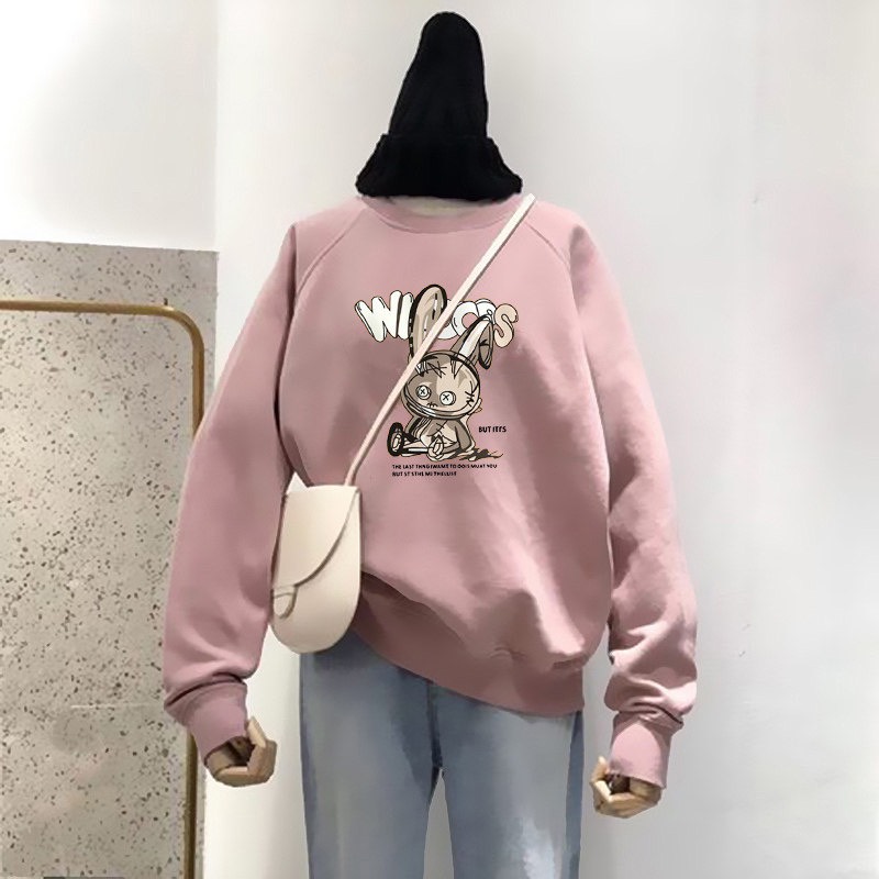 Áo sweater in hình thỏ bông