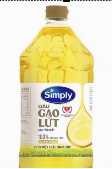 dầu gạo lứt Simply can 2L