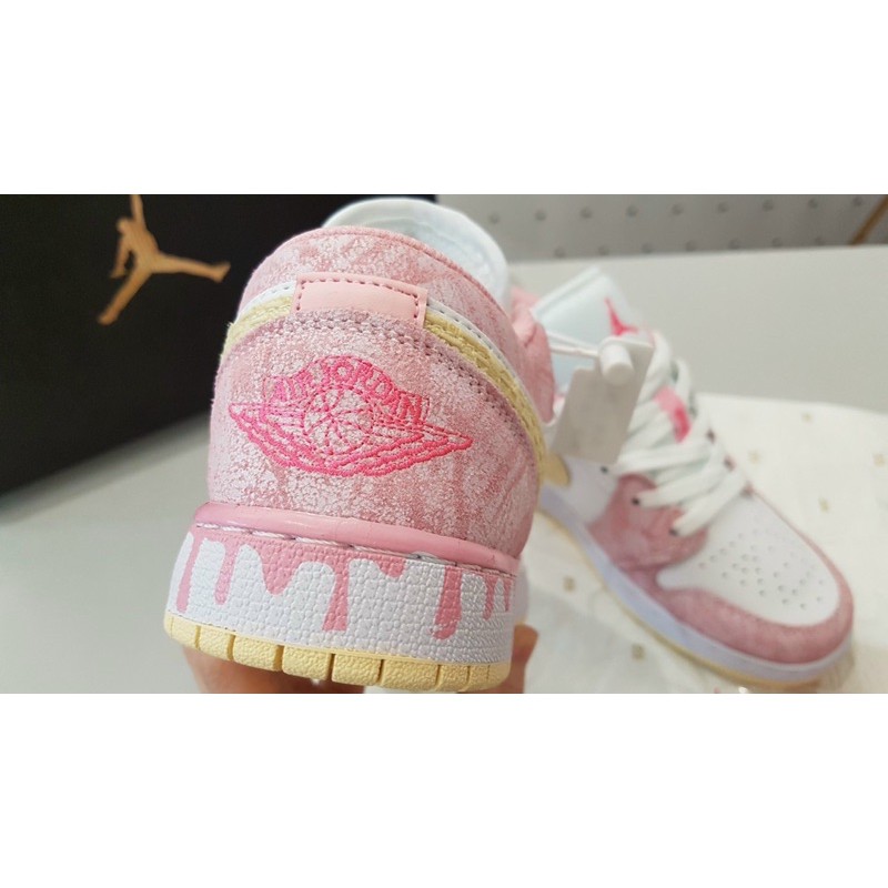 GIÀY JD1 PINK CREM SC [ FULL BOX + FREE SHIP ]