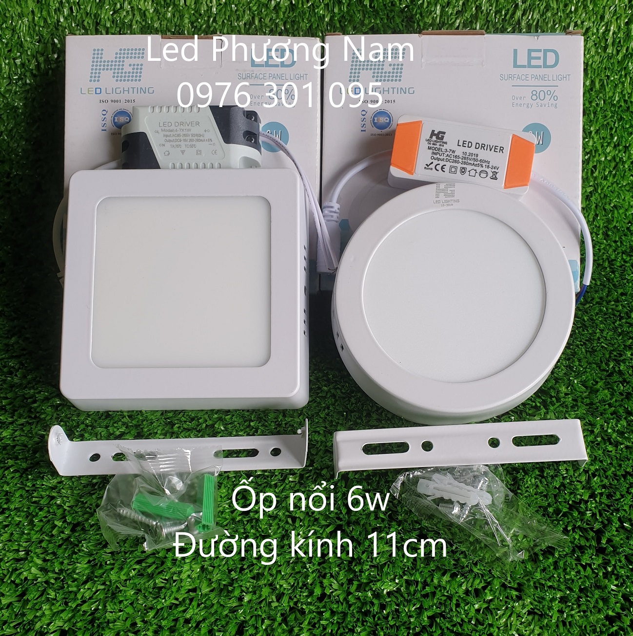 Đèn led ốp trần 6w siêu sáng [ Ốp Nổi ]