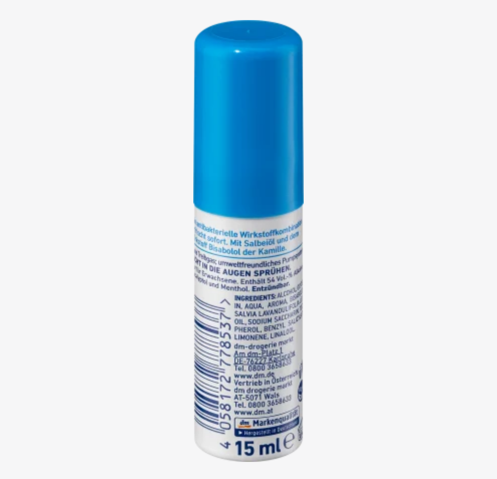 Chai Thơm Miệng Dontodent Cool Fresh HÀNG ĐỨC Ngừa Hôi Miệng, Tiện Lợi, giúp Tự Tin, chai 15ml