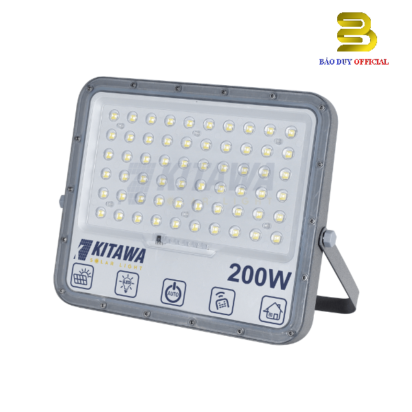 Đèn pha năng lượng mặt trời 200W Kitawa DP15.200