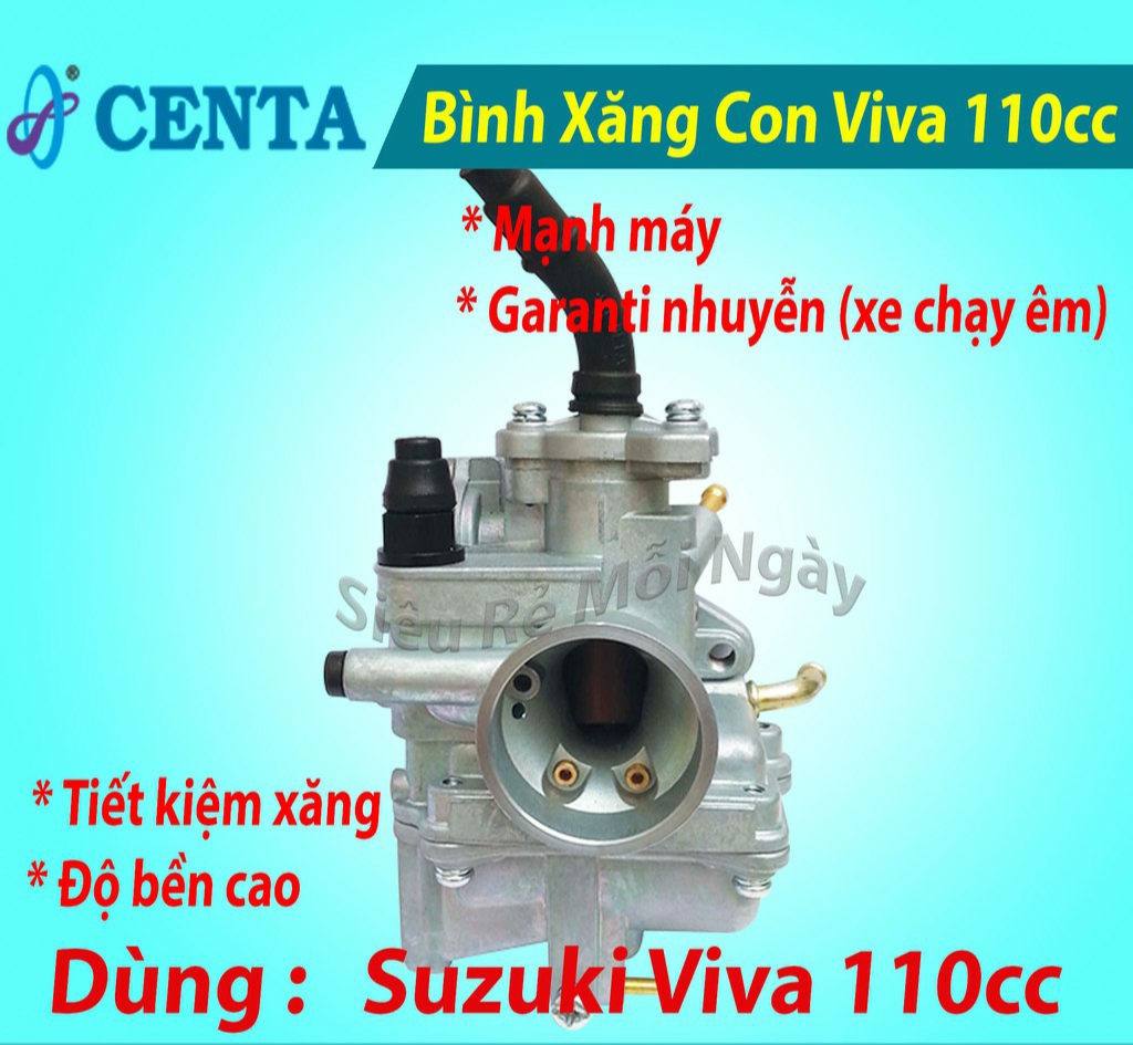 Bình Xăng Con Viva 110 Hiệu Centa Chính Hãng