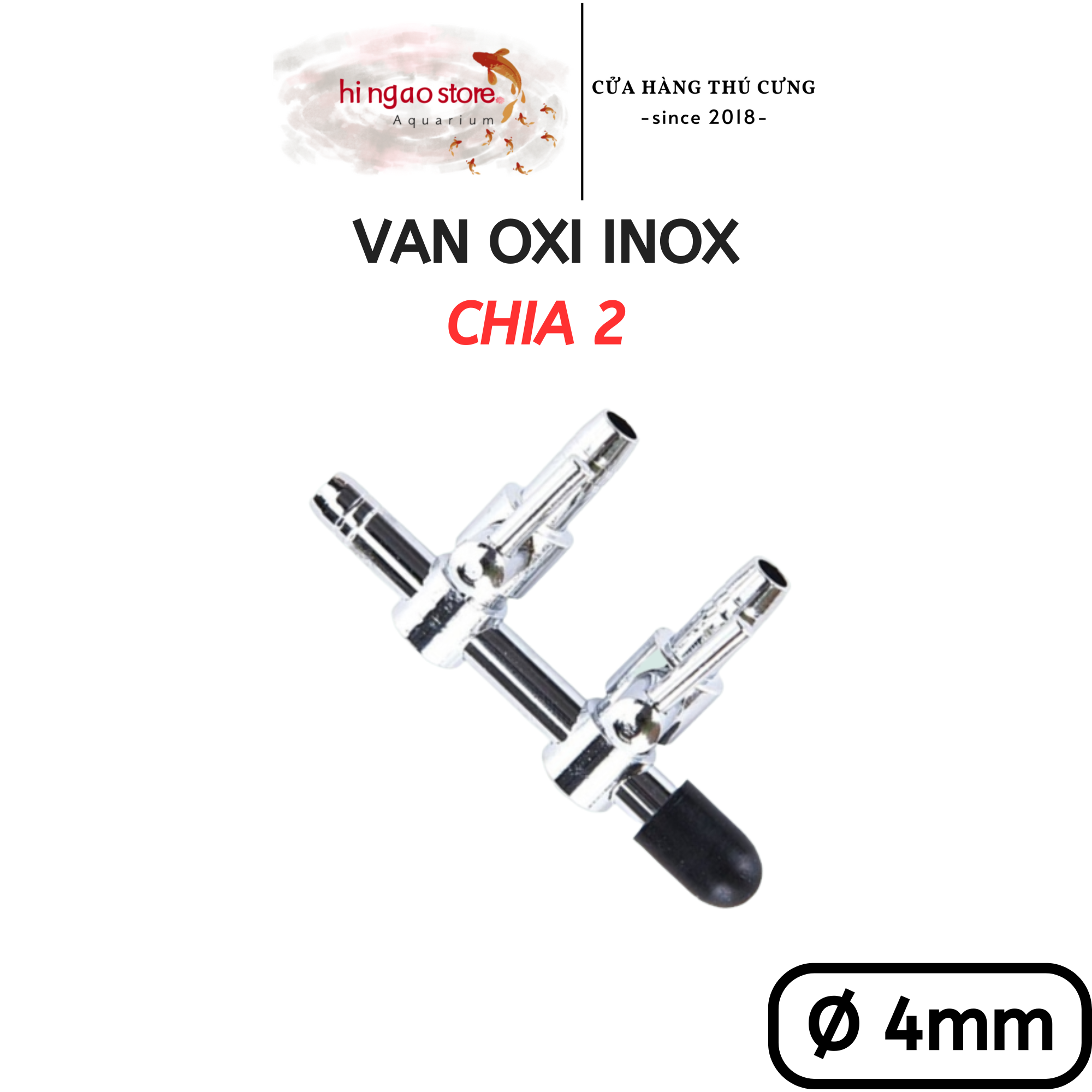 Van Inox điều chỉnh tăng giảm (2) - Phụ kiện cá cảnh | Hingaostore.