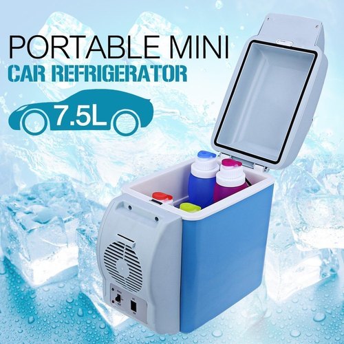 Tủ lạnh mini tủ lạnh xe hơi 7.5 lít tiện dụng, tủ lạnh mini văn phòng - xe hơi 7.5 lít tiện dụng trên ô tô khi đi xa và dùng cho văn phòng nhỏ .