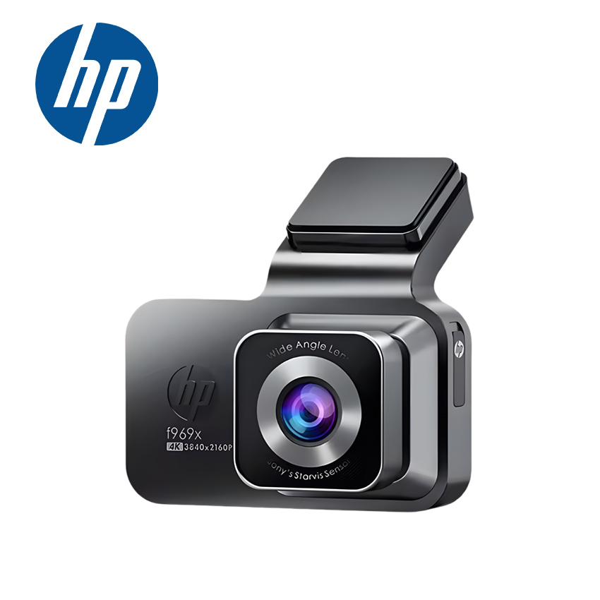4K Ultra HD, UHD WiFi built-in HP f969x brand car dash cam