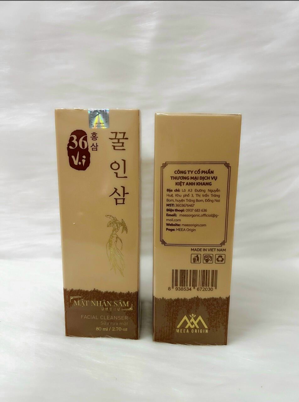 Sữa rửa mặt 36 vị meea