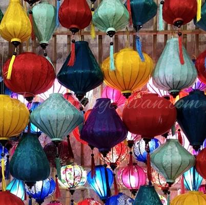 Đèn lồng đỏ củ tỏi Hội An(35cm,45cm,60cm) - trang trí