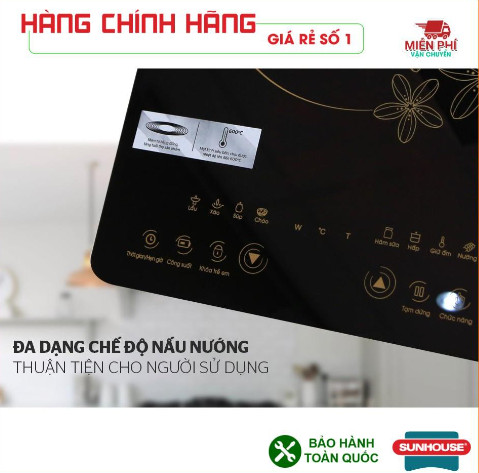 Bếp điện từ cảm ứng sunhouse SHD6800