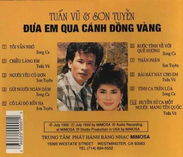 Set of 6 Cds of Tuan Vu Music 8 (Japanese Discs)