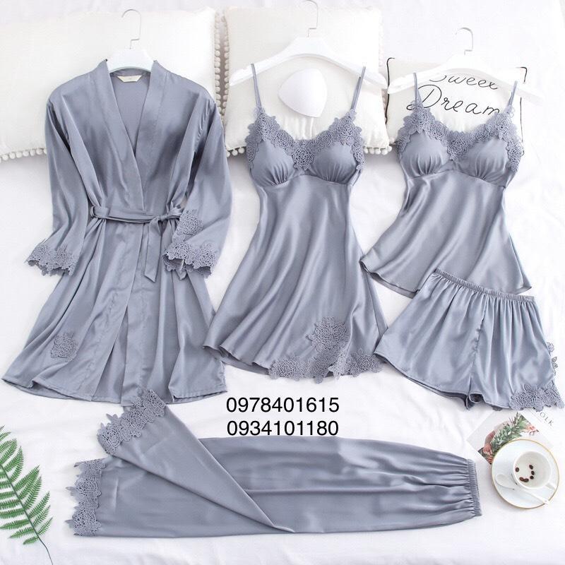 Nơi bán Sét đồ ngủ lụa 4 món