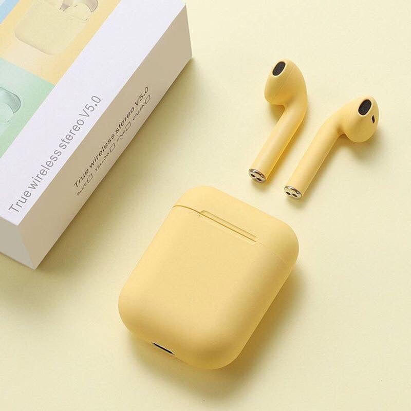 Tai nghe bluetooth i12 / inpodsi12 TWS V5.0 cảm ứng điều khiển cảm biến âm thanh HIFI tương thích cho Android và iOS