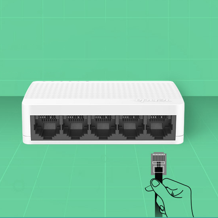 Bộ chia cổng mạng lan switch Tenda S105 5 cổng