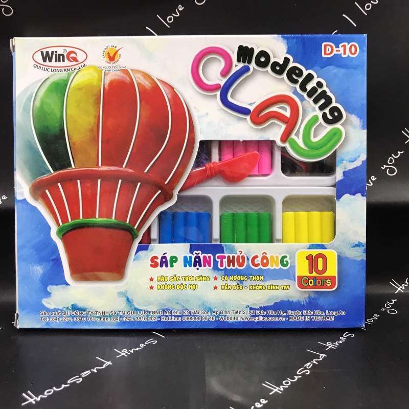 {HCM} Đất nặn thủ công 5, 10 màu WINQ [ VPP Trí Đức ]