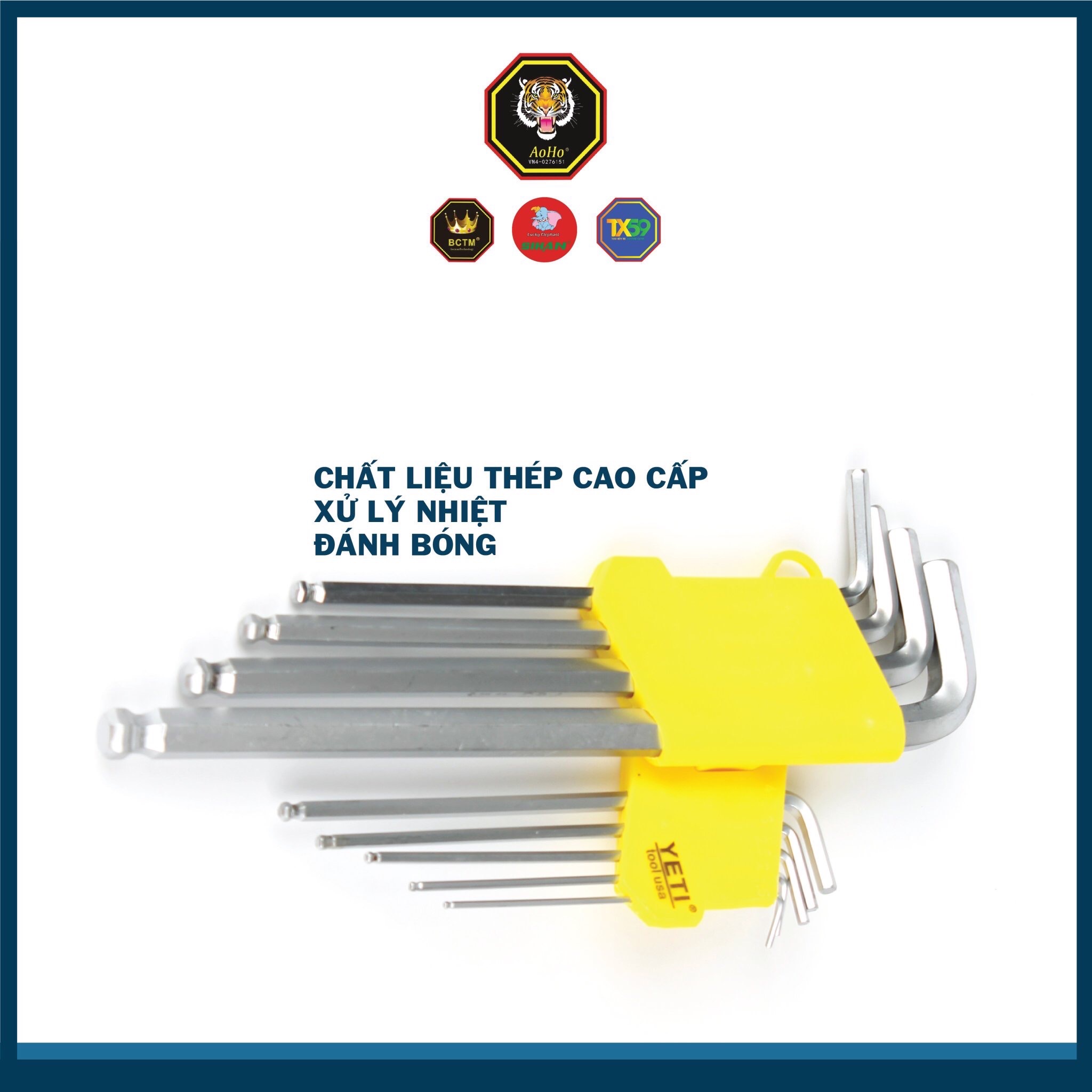 LỤC GIÁC YETI BI BỘ GỒM 9 CÂY