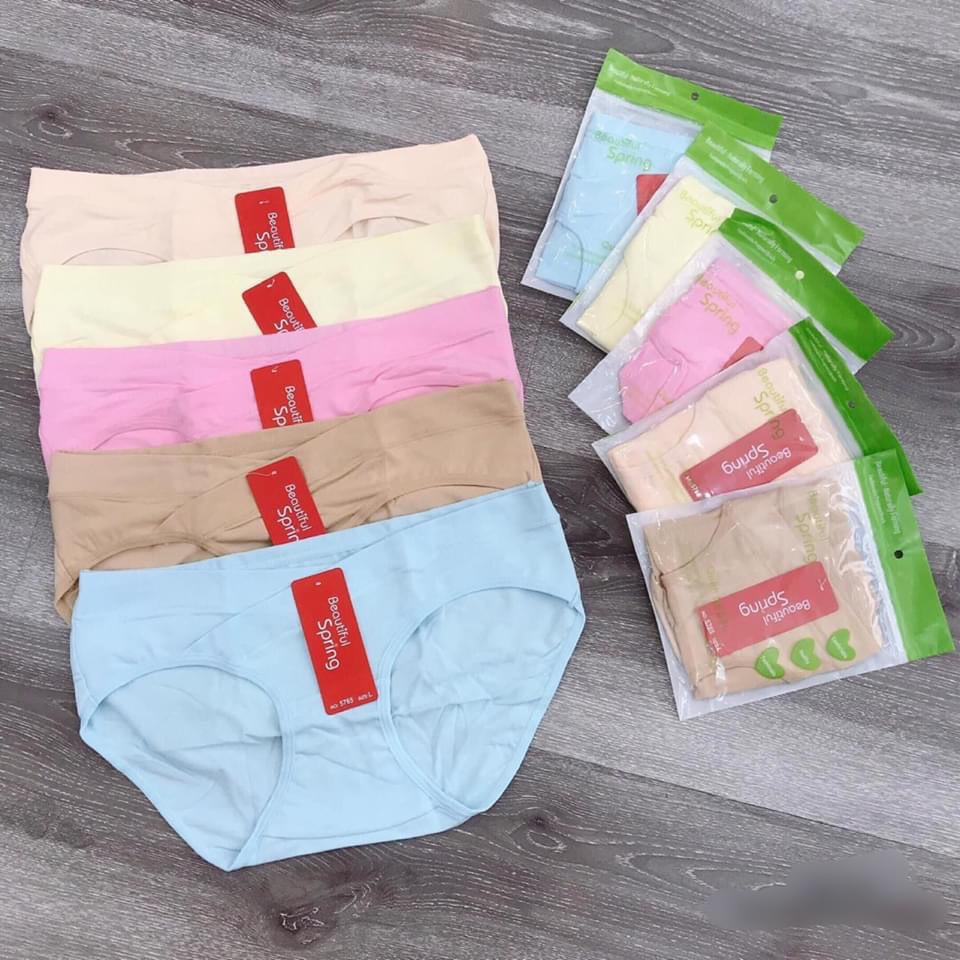 Quần chip cho bà bầu và sau sinh cạp chéo chất cottong mềm mịn