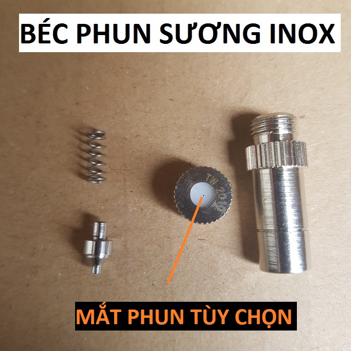 10 béc phun sương làm mát ( bằng inox )