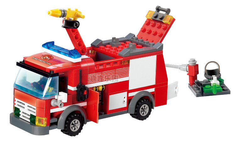 Lego xe cứu hỏa 206 chi tiết