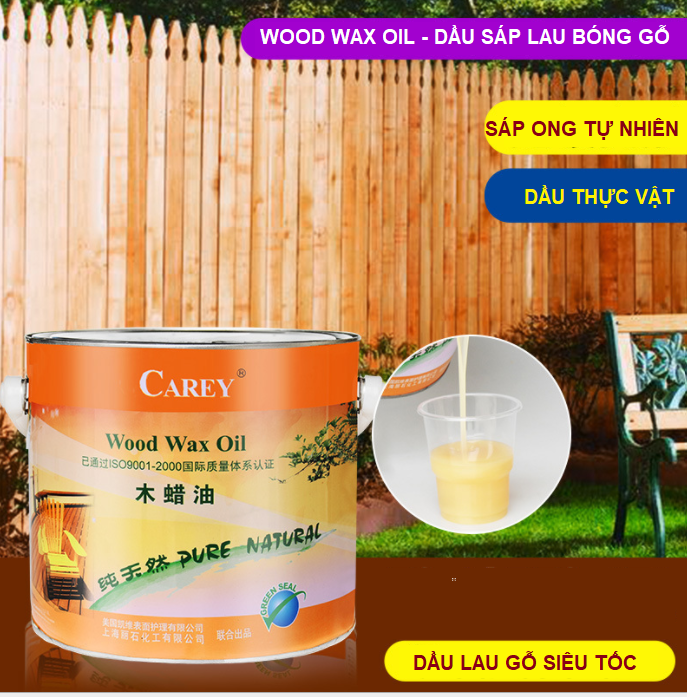 Dầu Sáp Lau Bóng Gỗ Hoàn Thiện Carey Lon 250ml - Trường Thịnh Sài Gòn
