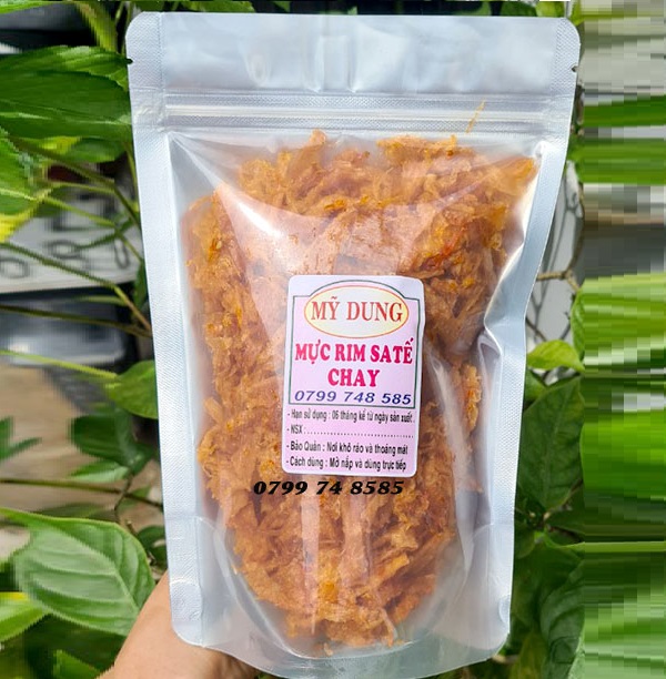 KHÔ MỰC RIM SATE CHAY 200GR NHÀ LÀM