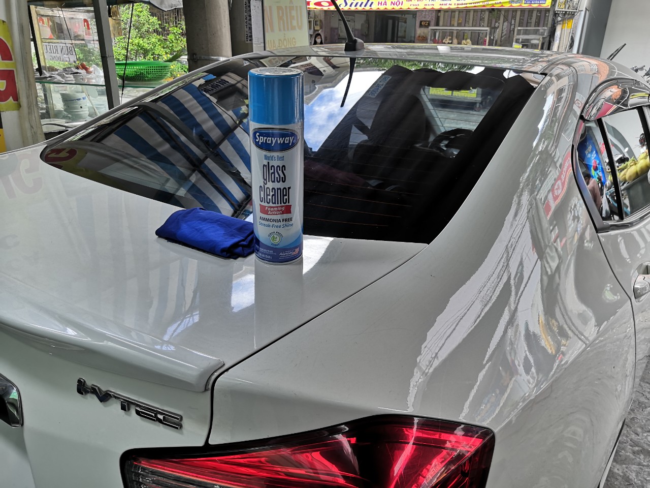 [HCM] Chai Xịt Lau Kính Sprayway Glass Cleaner (Trắng Xanh)